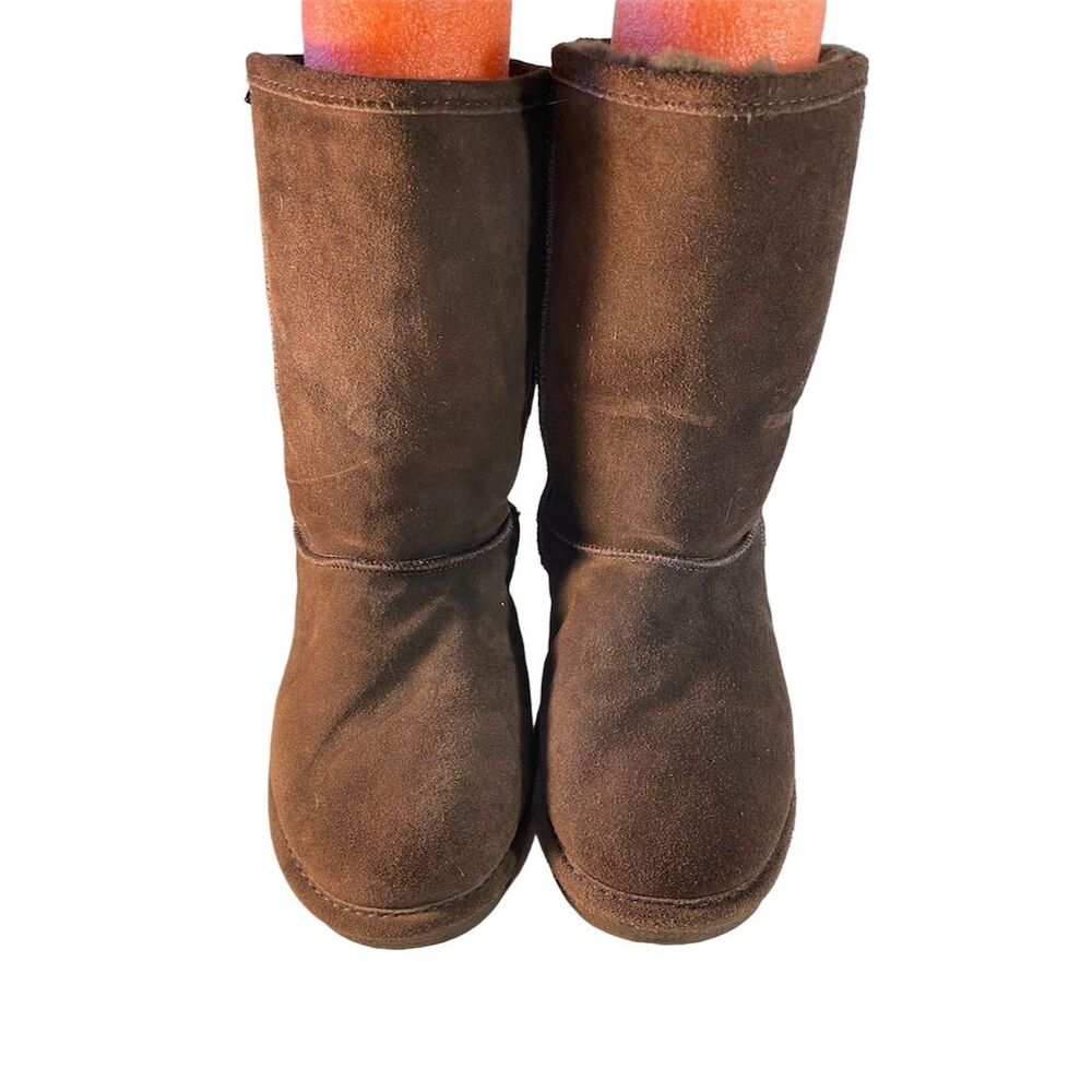 Bearpaw Women's Brown Slip-On Boots Size 8 Winter Casual Fall